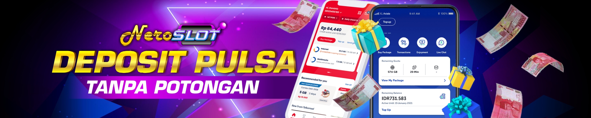 Slot Deposit Pulsa Tanpa Potongan